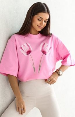 Bluzka damska na wiosnę Lara Fashion ze sklepu: intimiti.pl w kategorii: Bluzki damskie - zdjęcie 3B4B001-93A-4736_243483