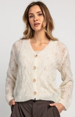 Sweter damski na wiosnę Fobya ze sklepu: intimiti.pl w kategorii: Swetry damskie - zdjęcie 3B4B001-93A-4736_243872