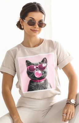 Bluzka damska wiosenna Lara Fashion ze sklepu: intimiti.pl w kategorii: Bluzki damskie - zdjęcie 3B4B001-93A-4736_244538