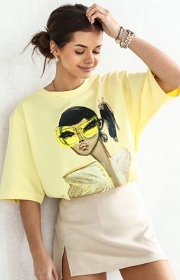 Bluzka damska młodzieżowa Lara Fashion ze sklepu: intimiti.pl w kategorii: Bluzki damskie - zdjęcie 3B4B001-93A-4736_244877
