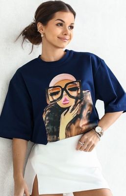Lara Fashion - Bluzka damska na wiosnę ze sklepu: intimiti.pl w kategorii: Bluzki damskie - zdjęcie 3B4B001-93A-4736_245022
