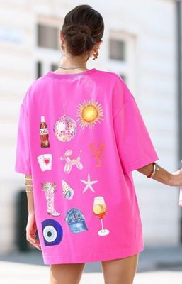 Bluzka damska w stylu młodzieżowym letnia Lara Fashion ze sklepu: intimiti.pl w kategorii: Bluzki damskie - zdjęcie 3B4B001-93A-4736_247646
