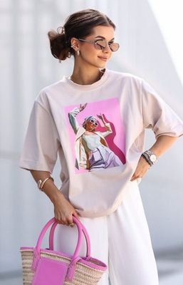 Lara Fashion - Bluzka damska na wiosnę ze sklepu: intimiti.pl w kategorii: Bluzki damskie - zdjęcie 3B4B001-93A-4736_247650