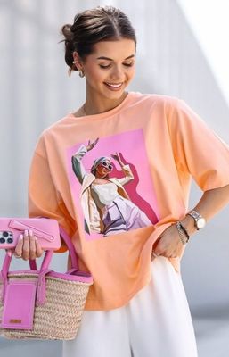 Bluzka damska na wiosnę Lara Fashion ze sklepu: intimiti.pl w kategorii: Bluzki damskie - zdjęcie 3B4B001-93A-4736_247652