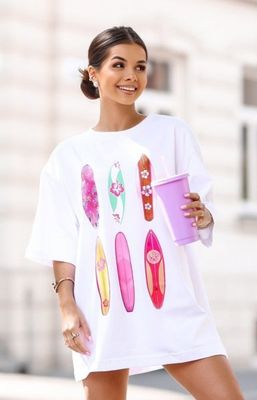 Bluzka damska w stylu młodzieżowym Lara Fashion ze sklepu: intimiti.pl w kategorii: Bluzki damskie - zdjęcie 3B4B001-93A-4736_248205