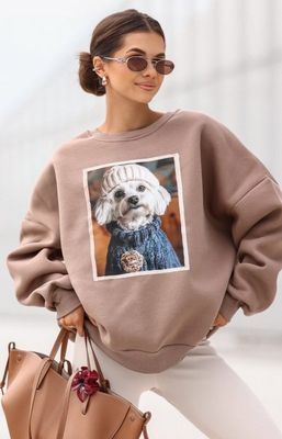 Bluza damska Lara Fashion ze sklepu: intimiti.pl w kategorii: Bluzy damskie - zdjęcie 3B4B001-93A-4736_249433
