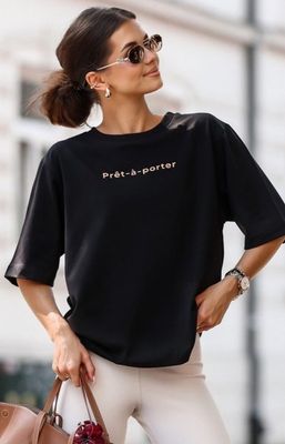 Bluzka damska na wiosnę młodzieżowa Lara Fashion ze sklepu: intimiti.pl w kategorii: Bluzki damskie - zdjęcie 3B4B001-93A-4736_249509