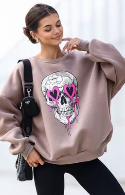 Bluza damska jesienna Lara Fashion ze sklepu: intimiti.pl w kategorii: Bluzy damskie - zdjęcie 3B4B001-93A-4736_249512