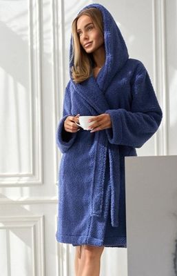 Szlafrok damski casualowy L&amp;amp;L ze sklepu: intimiti.pl w kategorii: Szlafroki damskie - zdjęcie 3B4B001-93A-4736_249558