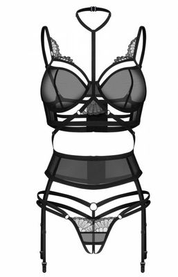 Komplet bielizny damskiej z koronką Obsessive ze sklepu: intimiti.pl w kategorii: Komplety bielizny damskiej - zdjęcie 3B4B001-93A-4736_249982