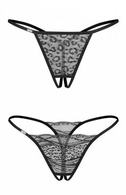 Majtki damskie z koronką Obsessive ze sklepu: intimiti.pl w kategorii: Majtki damskie - zdjęcie 3B4B001-93A-4736_251253
