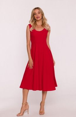 Sukienka rozkloszowana wiosenna Stylove ze sklepu: intimiti.pl w kategorii: Sukienki - zdjęcie 3B4B001-93A-4736_251605