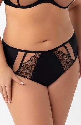 Majtki damskie z haftami Gorsenia ze sklepu: intimiti.pl w kategorii: Majtki damskie - zdjęcie 3B4B001-93A-4736_253439