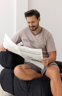 Piżama męska Regina ze sklepu: intimiti.pl w kategorii: Piżamy męskie - zdjęcie 3B4B001-93A-4736_253755