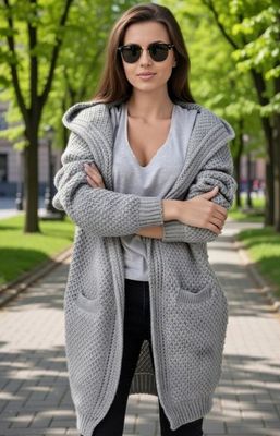 Sweter damski zimowy casual Setin ze sklepu: intimiti.pl w kategorii: Swetry damskie - zdjęcie 3B4B001-93A-4736_254218