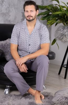 Piżama męska hotberg ze sklepu: intimiti.pl w kategorii: Piżamy męskie - zdjęcie 3B4B001-93A-4736_254391