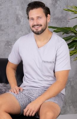 hotberg - Piżama męska ze sklepu: intimiti.pl w kategorii: Piżamy męskie - zdjęcie 3B4B001-93A-4736_254394