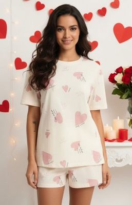 Piżama z nadrukami casual Henderson Ladies ze sklepu: intimiti.pl w kategorii: Piżamy damskie - zdjęcie 3B4B001-93A-4736_254512