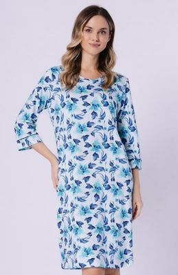Koszula nocna w kwiaty casual leveza ze sklepu: intimiti.pl w kategorii: Koszule nocne - zdjęcie 3B4B001-93A-4736_254514