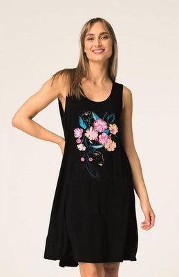 Koszula nocna w kwiaty Key ze sklepu: intimiti.pl w kategorii: Koszule nocne - zdjęcie 3B4B001-93A-4736_255497