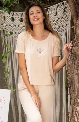 Key - Piżama casual w nadruki ze sklepu: intimiti.pl w kategorii: Piżamy damskie - zdjęcie 3B4B001-93A-4736_255988