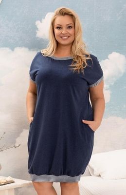 Koszula nocna gładka Regina ze sklepu: intimiti.pl w kategorii: Koszule nocne - zdjęcie 3B4B001-93A-4736_257320