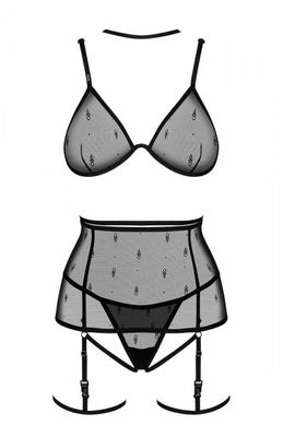 Komplet bielizny damskiej z koronką Obsessive ze sklepu: intimiti.pl w kategorii: Komplety bielizny damskiej - zdjęcie 3B4B001-93A-4736_258262