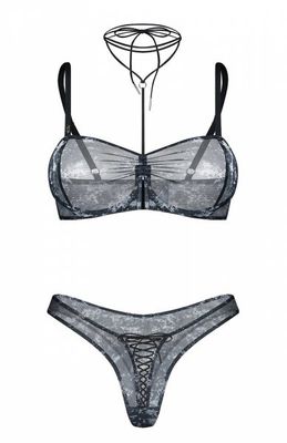Komplet bielizny damskiej koronkowy Obsessive ze sklepu: intimiti.pl w kategorii: Komplety bielizny damskiej - zdjęcie 3B4B001-93A-4736_258279