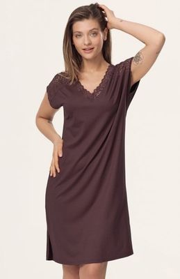 Koszula nocna z koronką elegancka Mefemi ze sklepu: intimiti.pl w kategorii: Koszule nocne - zdjęcie 3B4B001-93A-4736_258401