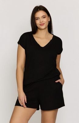 Piżama casual bez wzorów Mefemi ze sklepu: intimiti.pl w kategorii: Piżamy damskie - zdjęcie 3B4B001-93A-4736_258724