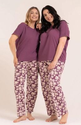 Piżama w kwiaty Moraj ze sklepu: intimiti.pl w kategorii: Piżamy damskie - zdjęcie 3B4B001-93A-4736_259299