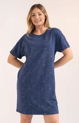 Koszula nocna casual w nadruki Moraj ze sklepu: intimiti.pl w kategorii: Koszule nocne - zdjęcie 3B4B001-93A-4736_259569