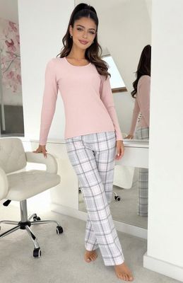 Donna - Piżama z haftem casual ze sklepu: intimiti.pl w kategorii: Piżamy damskie - zdjęcie 3B4B001-93A-4736_259984