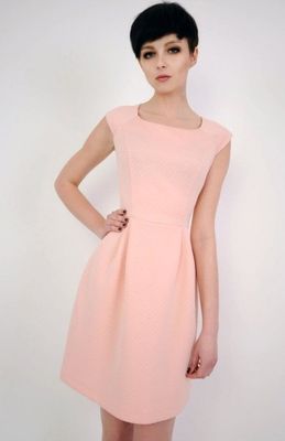 Sukienka dopasowana na wiosnę Vera Fashion ze sklepu: intimiti.pl w kategorii: Sukienki - zdjęcie 3B4B001-93A-4736_29397