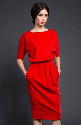 Sukienka dopasowana Kasia Miciak design ze sklepu: intimiti.pl w kategorii: Sukienki - zdjęcie 3B4B001-93A-4736_46265