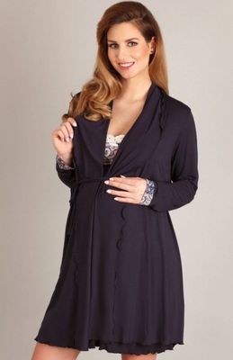 Szlafrok damski casual Lupoline ze sklepu: intimiti.pl w kategorii: Szlafroki damskie - zdjęcie 3B4B001-93A-4736_53930