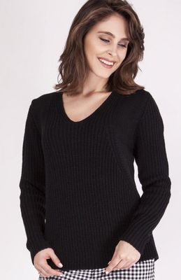 Sweter damski casual zimowy MKM ze sklepu: intimiti.pl w kategorii: Swetry damskie - zdjęcie 3B4B001-93A-4736_75534