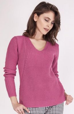 Sweter damski casual MKM ze sklepu: intimiti.pl w kategorii: Swetry damskie - zdjęcie 3B4B001-93A-4736_75537
