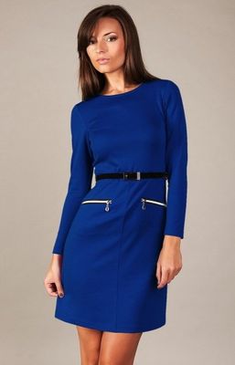 Sukienka na wiosnę dopasowana Vera Fashion ze sklepu: intimiti.pl w kategorii: Sukienki - zdjęcie 3B4B001-93A-4736_9089
