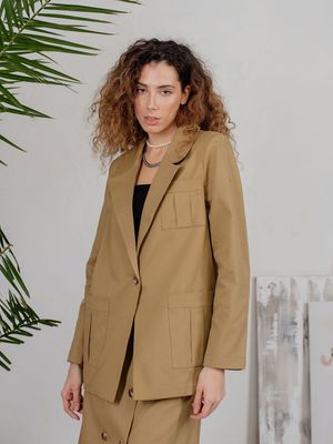Marynarka casual Azuri ze sklepu: Eye For Fashion w kategorii: Marynarki damskie - zdjęcie 3C9BB14-4A0-7058_14807