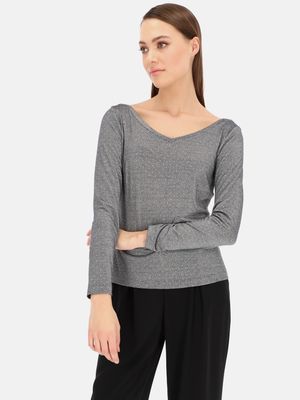 Bluzka damska casualowa Potis &amp; Verso ze sklepu: Eye For Fashion w kategorii: Bluzki damskie - zdjęcie 3C9BB14-4A0-7058_15387