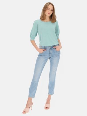 Jeansy damskie w miejskim stylu Red Button ze sklepu: Eye For Fashion w kategorii: Jeansy damskie - zdjęcie 3C9BB14-4A0-7058_15816