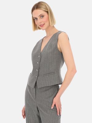 Potis &amp; Verso - Kamizelka damska casual ze sklepu: Eye For Fashion w kategorii: Kamizelki damskie - zdjęcie 3C9BB14-4A0-7058_16471