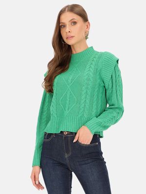 Sweter damski Eye For Fashion ze sklepu: Eye For Fashion w kategorii: Swetry damskie - zdjęcie 3C9BB14-4A0-7058_16560