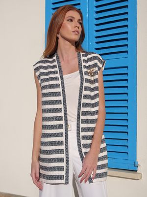 Kamizelka damska jesienna L'AF ze sklepu: Eye For Fashion w kategorii: Kamizelki damskie - zdjęcie 3C9BB14-4A0-7058_16572