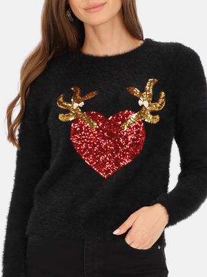 Sweter damski Eye For Fashion ze sklepu: Eye For Fashion w kategorii: Swetry damskie - zdjęcie 3C9BB14-4A0-7058_16601