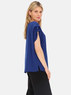 Bluzka damska casualowa Potis &amp; Verso ze sklepu: Eye For Fashion w kategorii: Bluzki damskie - zdjęcie 3C9BB14-4A0-7058_17034
