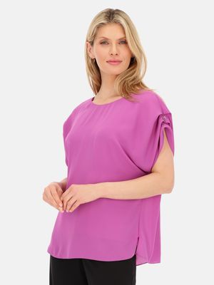Bluzka damska casual Potis &amp; Verso ze sklepu: Eye For Fashion w kategorii: Bluzki damskie - zdjęcie 3C9BB14-4A0-7058_17035