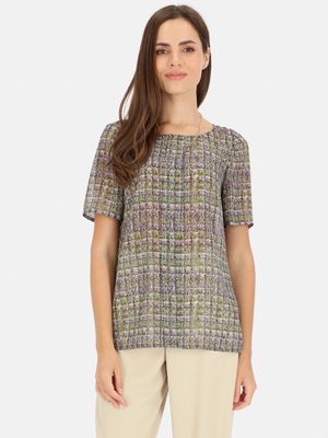Potis &amp; Verso - Bluzka damska wiosenna ze sklepu: Eye For Fashion w kategorii: Bluzki damskie - zdjęcie 3C9BB14-4A0-7058_17082