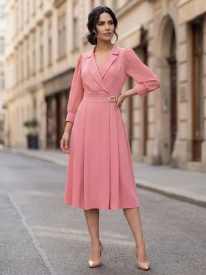 Sukienka kopertowa Potis &amp; Verso ze sklepu: Eye For Fashion w kategorii: Sukienki - zdjęcie 3C9BB14-4A0-7058_17167